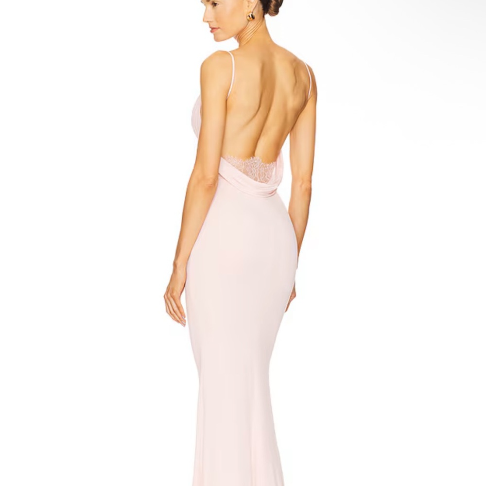 Katie May Blush Backless Gown